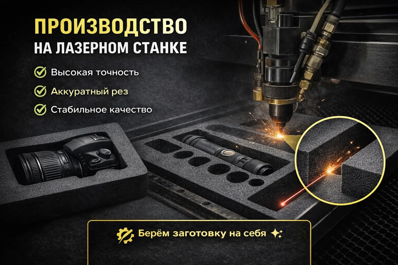 Лазерная резка фанеры на заказ